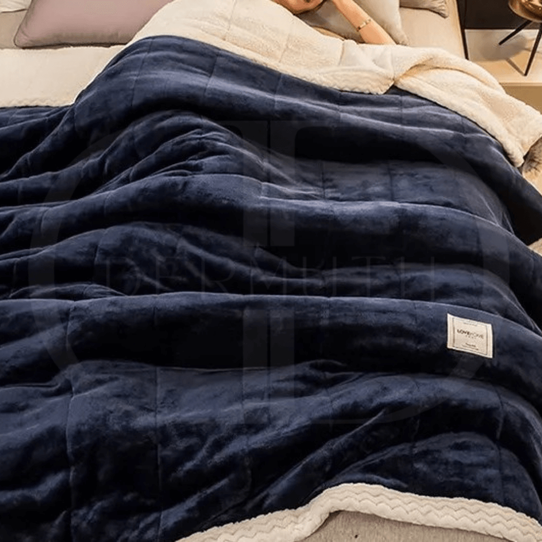 Cobertor Flannel Triplo Coral Fleece