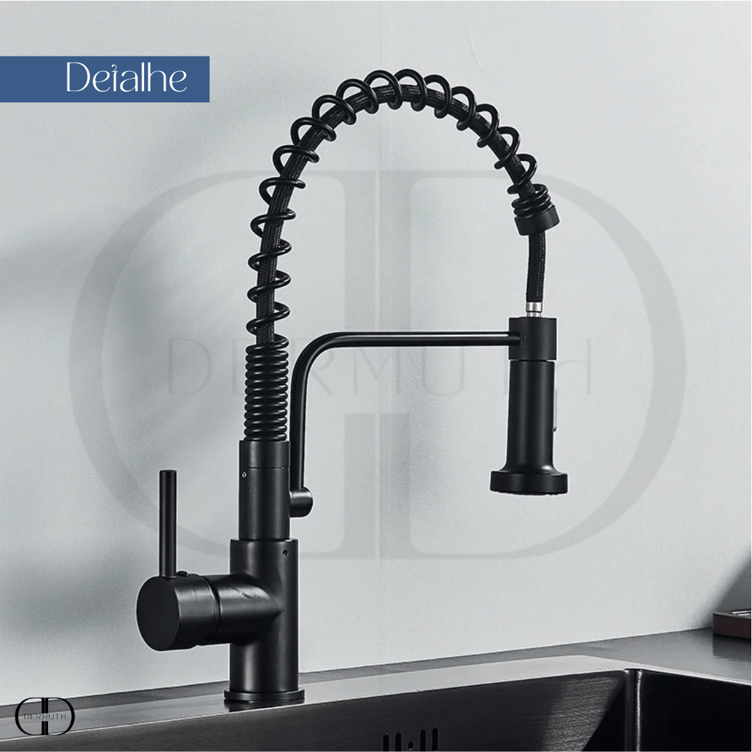 Torneira Gourmet Flexível com Bico Retrátil