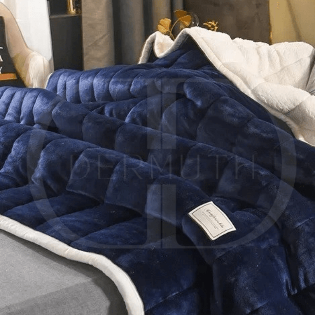 Cobertor Flannel Triplo Coral Fleece