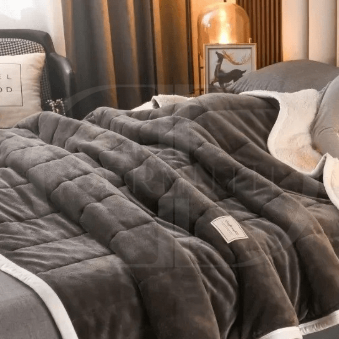 Cobertor Flannel Triplo Coral Fleece