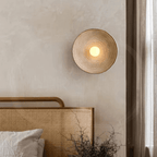 Modern LED Wall Sconce – Minimalist Disc Wall Light for Bedroom, Hallway & Living Room