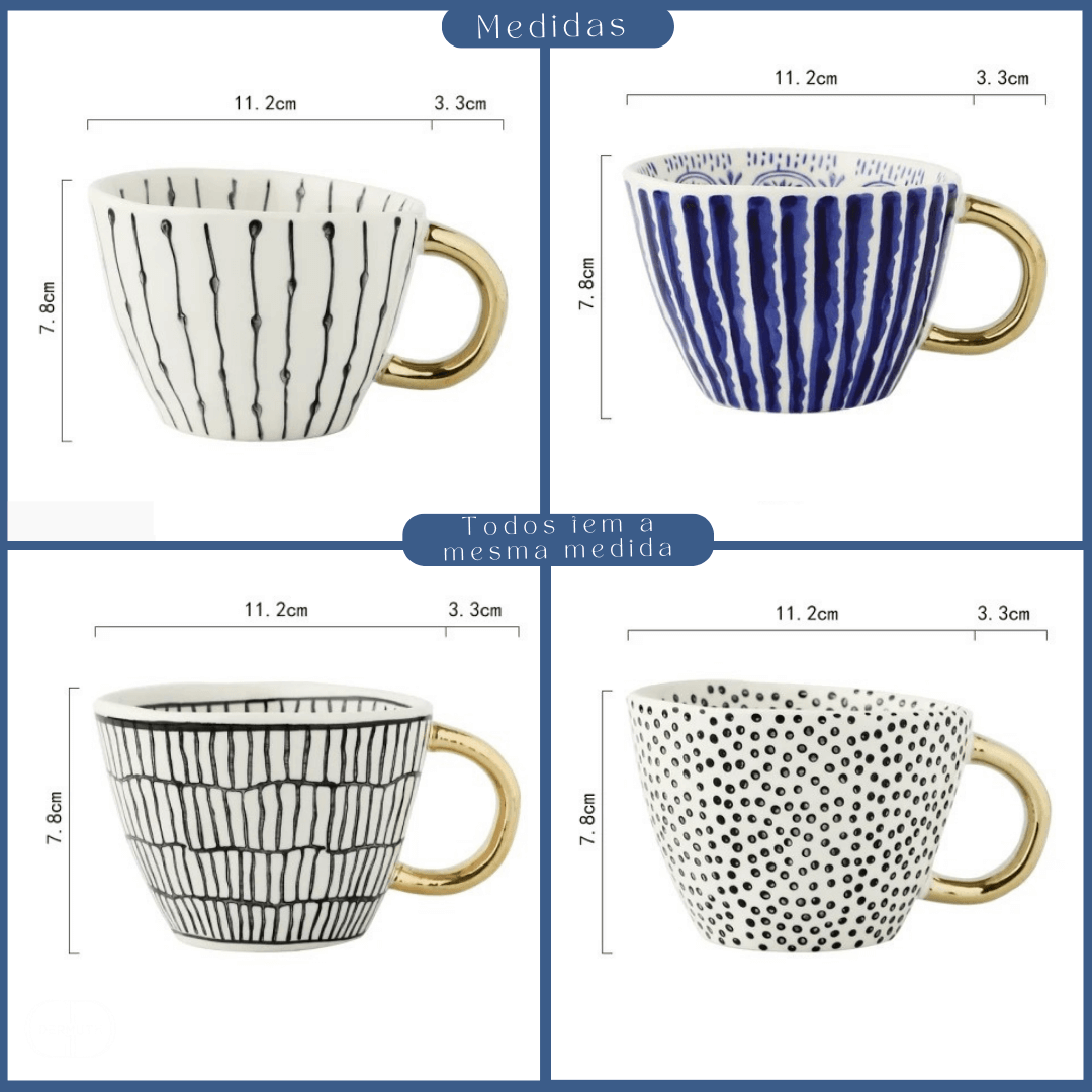 Caneca em Cerâmica – Design Elegante para Bebidas Quentes