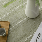 Toalha de Mesa Retangular em Linho de Algodão
