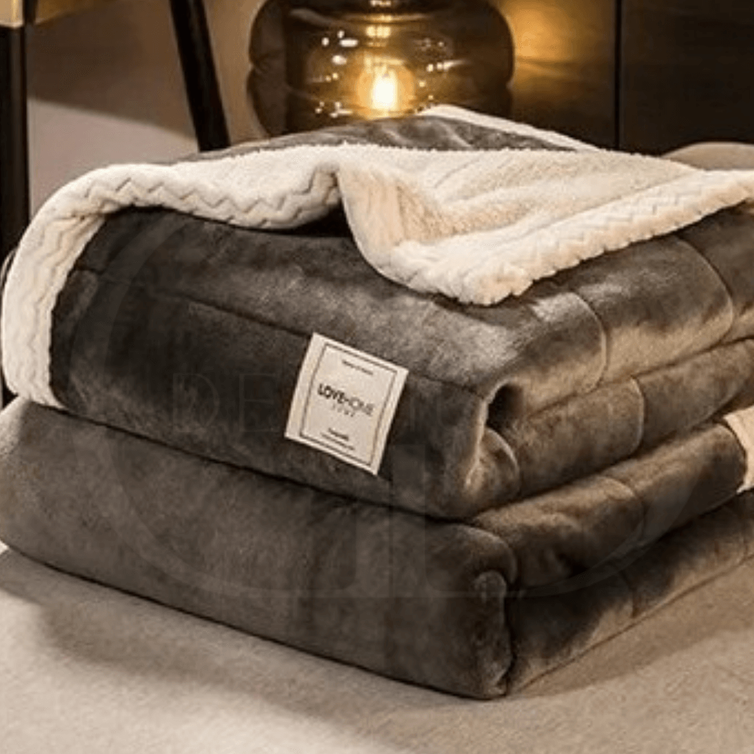 Cobertor Flannel Triplo Coral Fleece