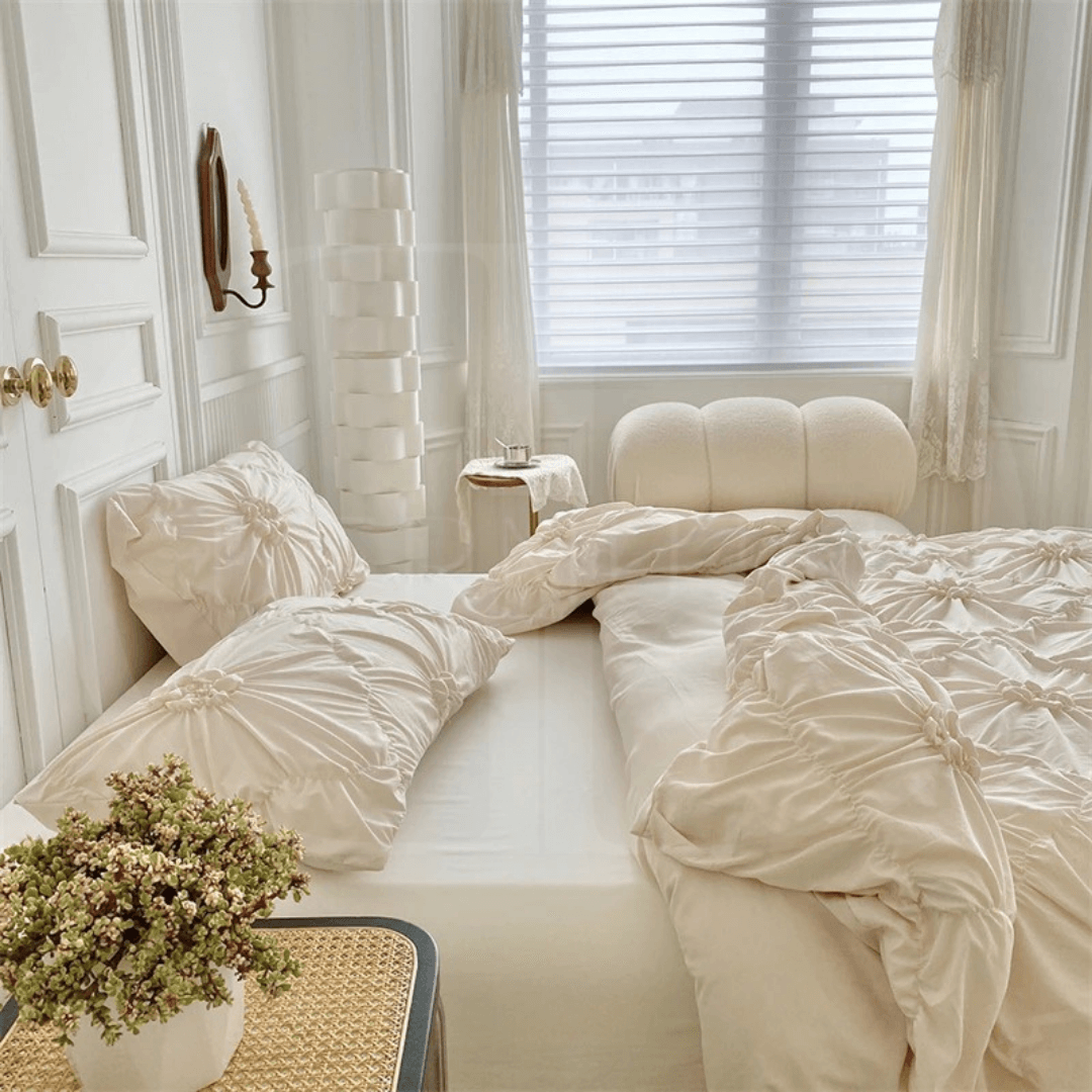 Capa de Edredon e Travesseiro Com Relevo