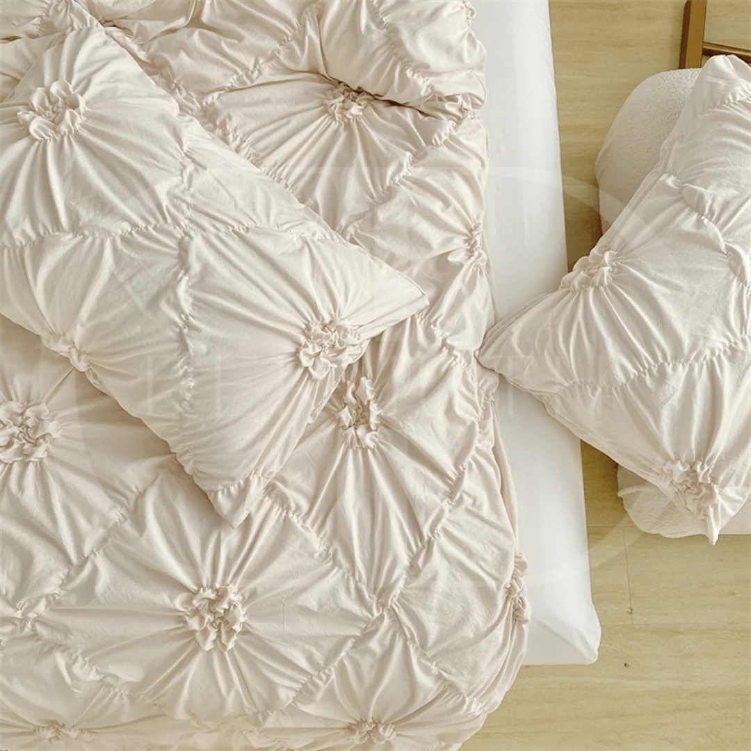 Capa de Edredon e Travesseiro Com Relevo