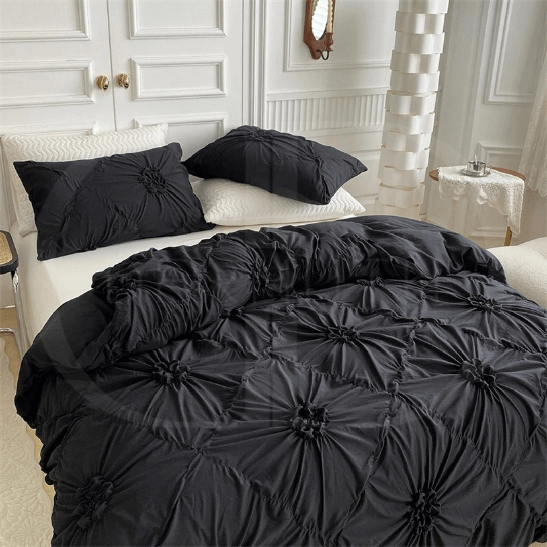 Capa de Edredon e Travesseiro Com Relevo