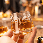 Copos Giratórios de Vidro para Whisky – Design Clássico com Efeito Spinning