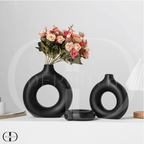 Vaso de Cerâmica Circular - Eva