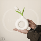 Vaso de Cerâmica Circular - Eva