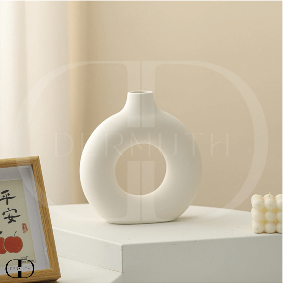 Vaso de Cerâmica Circular - Eva