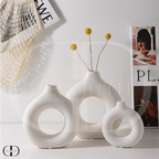 Vaso de Cerâmica Circular - Eva