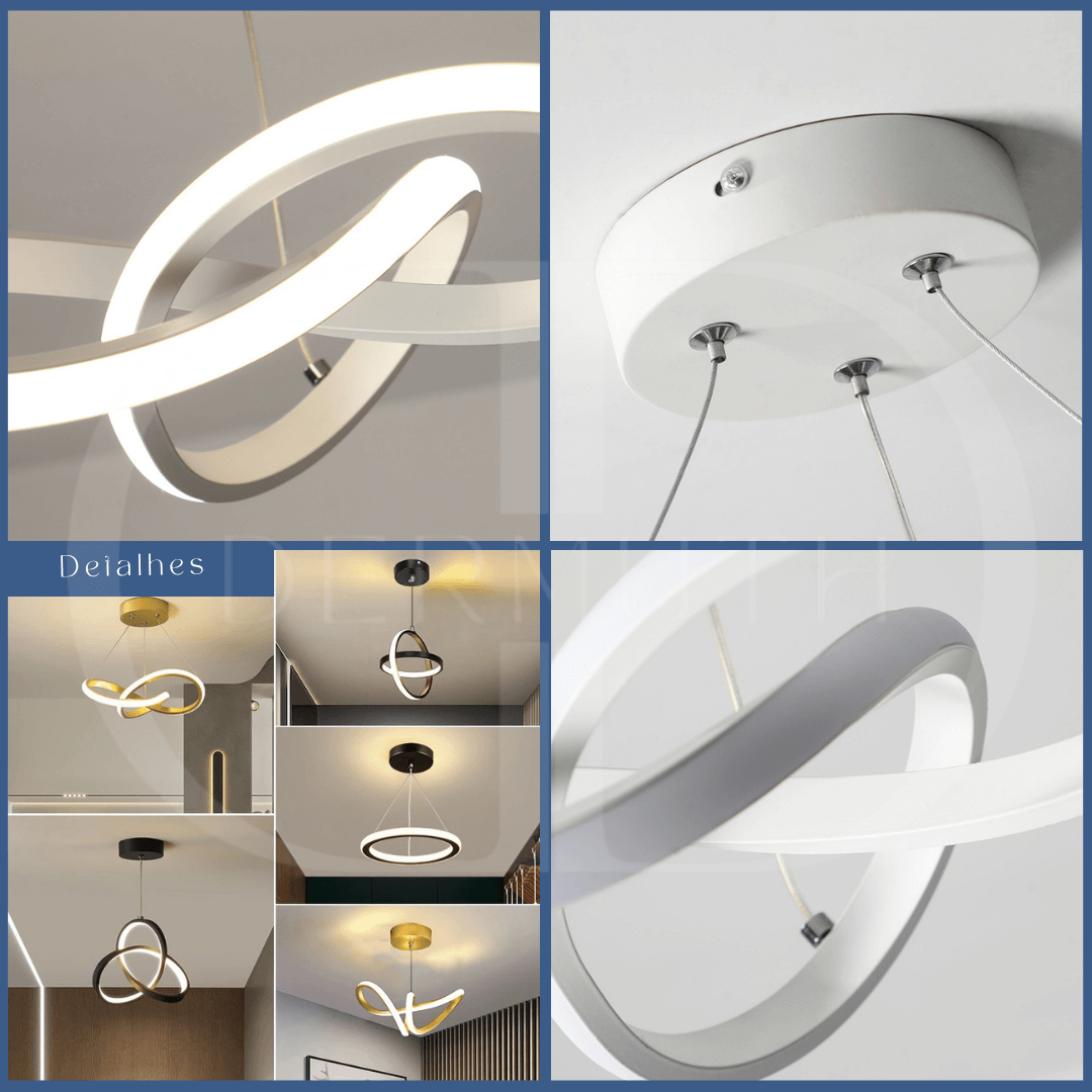 Pendente Moderno LED para Ambientes