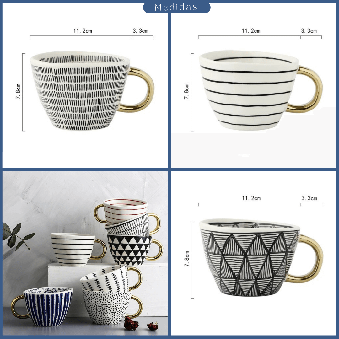 Caneca em Cerâmica – Design Elegante para Bebidas Quentes