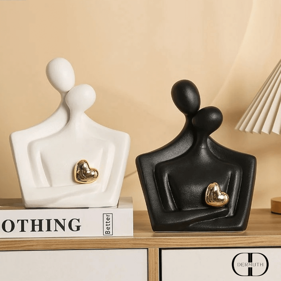 Estatueta Decorativa - Casal Apaixonado