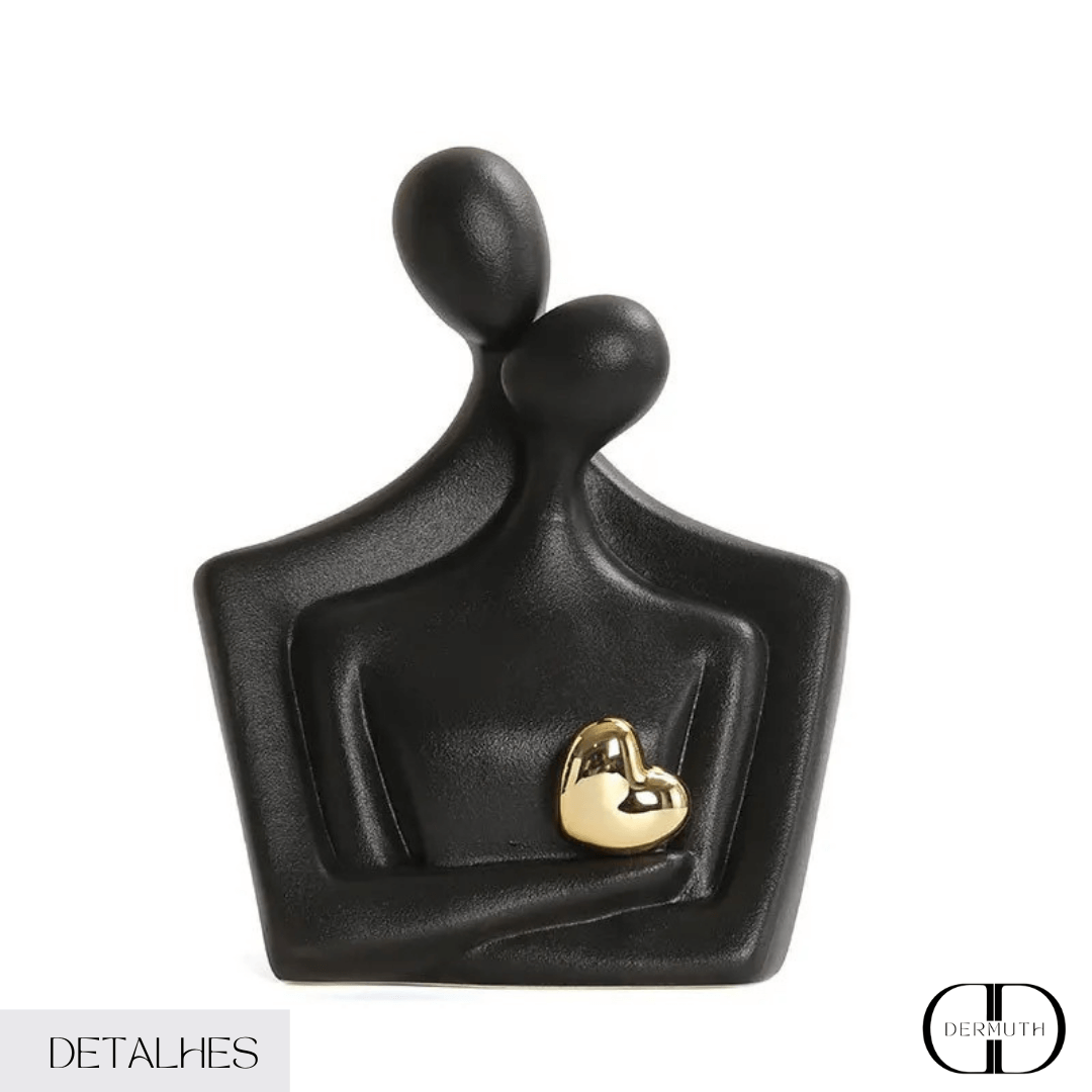 Estatueta Decorativa - Casal Apaixonado