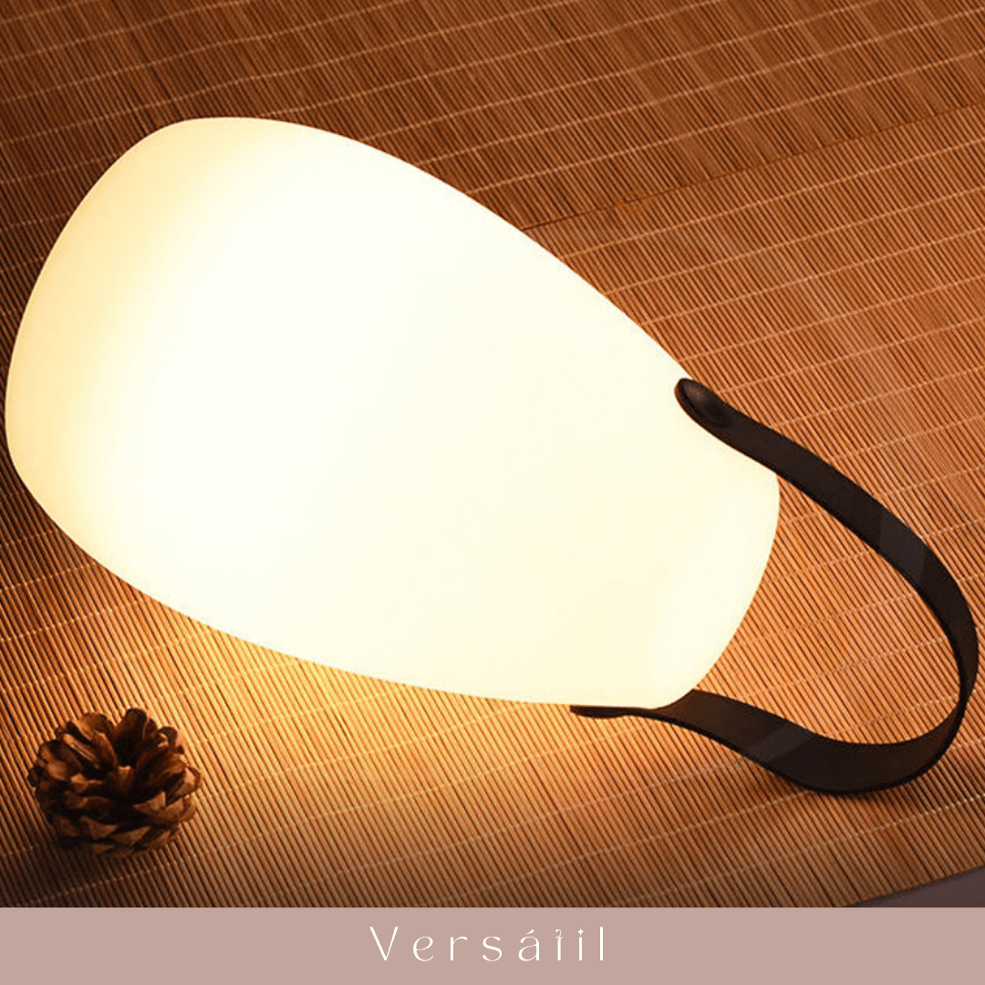 Luminária LED Portátil Recarregável – Estilo e Praticidade