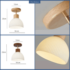 Lustre de Teto Contemporâneo em Vidro Fosco Dourado