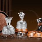 Decanter de Vinho - Cristal com Base Giratória