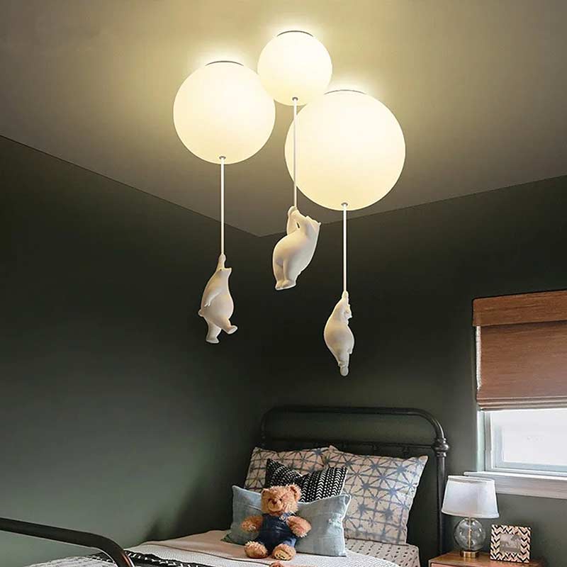 Moon Bear Chandelier Ceiling Lamp