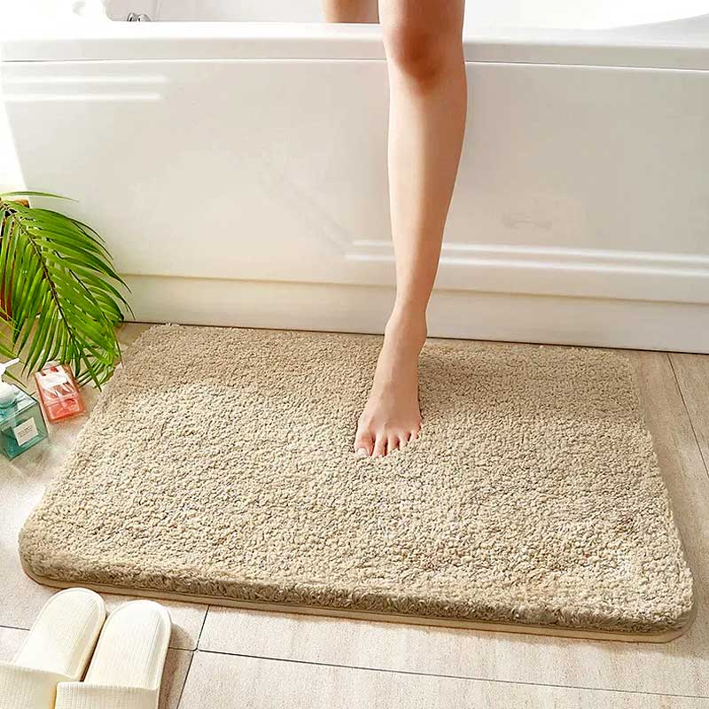 Plushy Absorbent Non-Slip Bathroom Mat