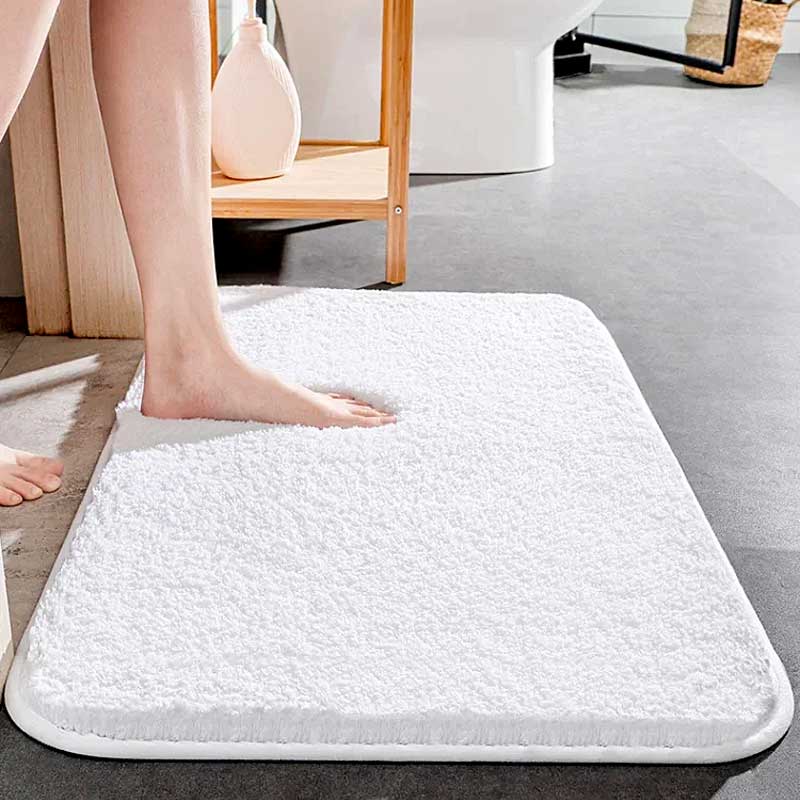 Plushy Absorbent Non-Slip Bathroom Mat