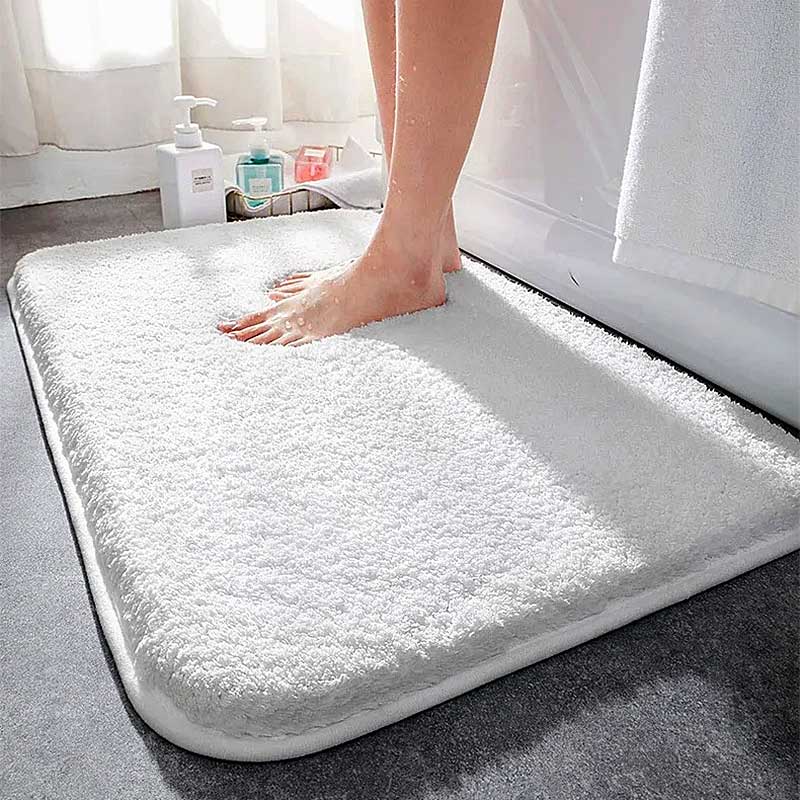Plushy Absorbent Non-Slip Bathroom Mat