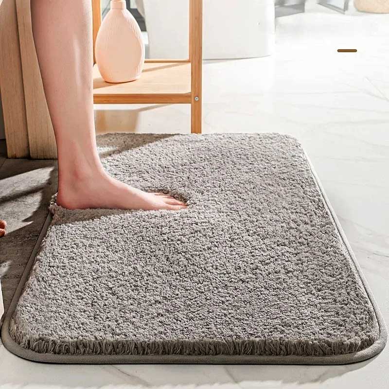 Plushy Absorbent Non-Slip Bathroom Mat