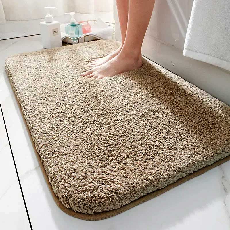 Plushy Absorbent Non-Slip Bathroom Mat