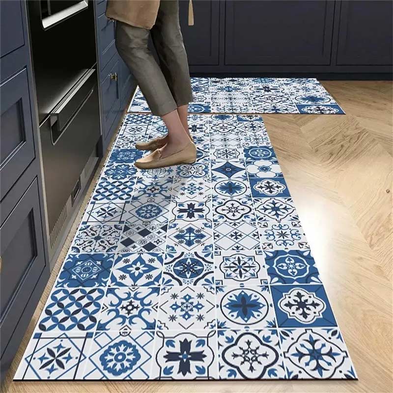Waterproof Kitchen Mat Porto Tiles
