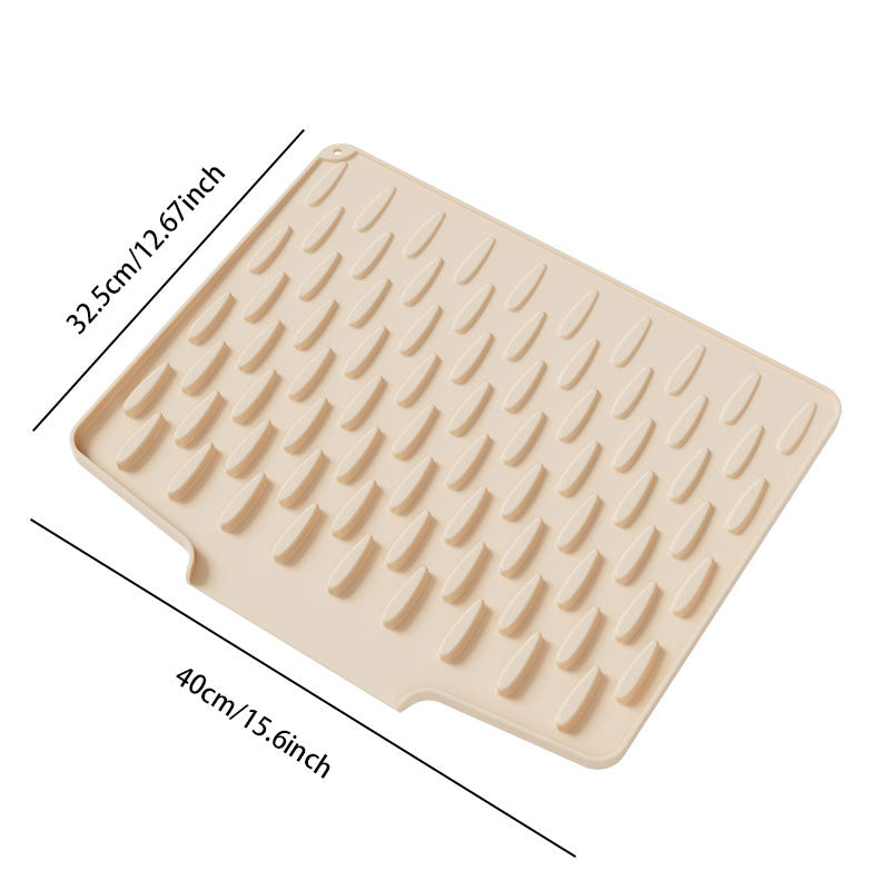 Sloped Silicone Draining Mat – Heat-Proof & Non-Slip