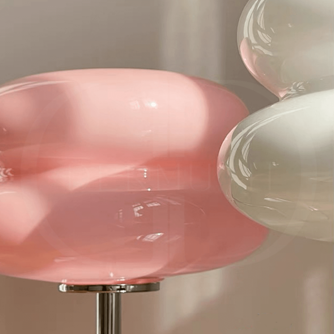 Luminária de Mesa de Vidro Macaron