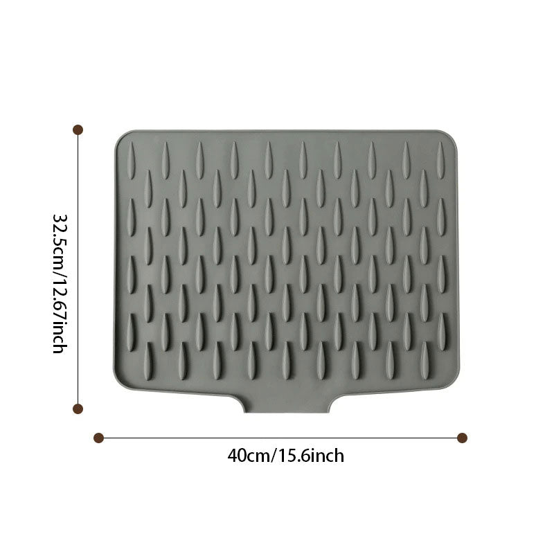 Sloped Silicone Draining Mat – Heat-Proof & Non-Slip