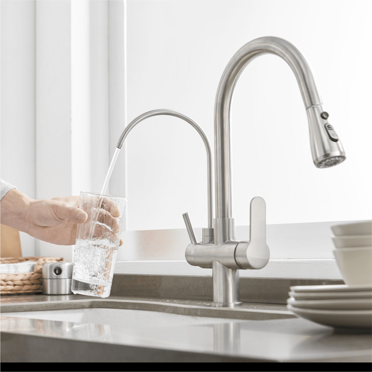 Torneira Cozinha com Filtro e Touch