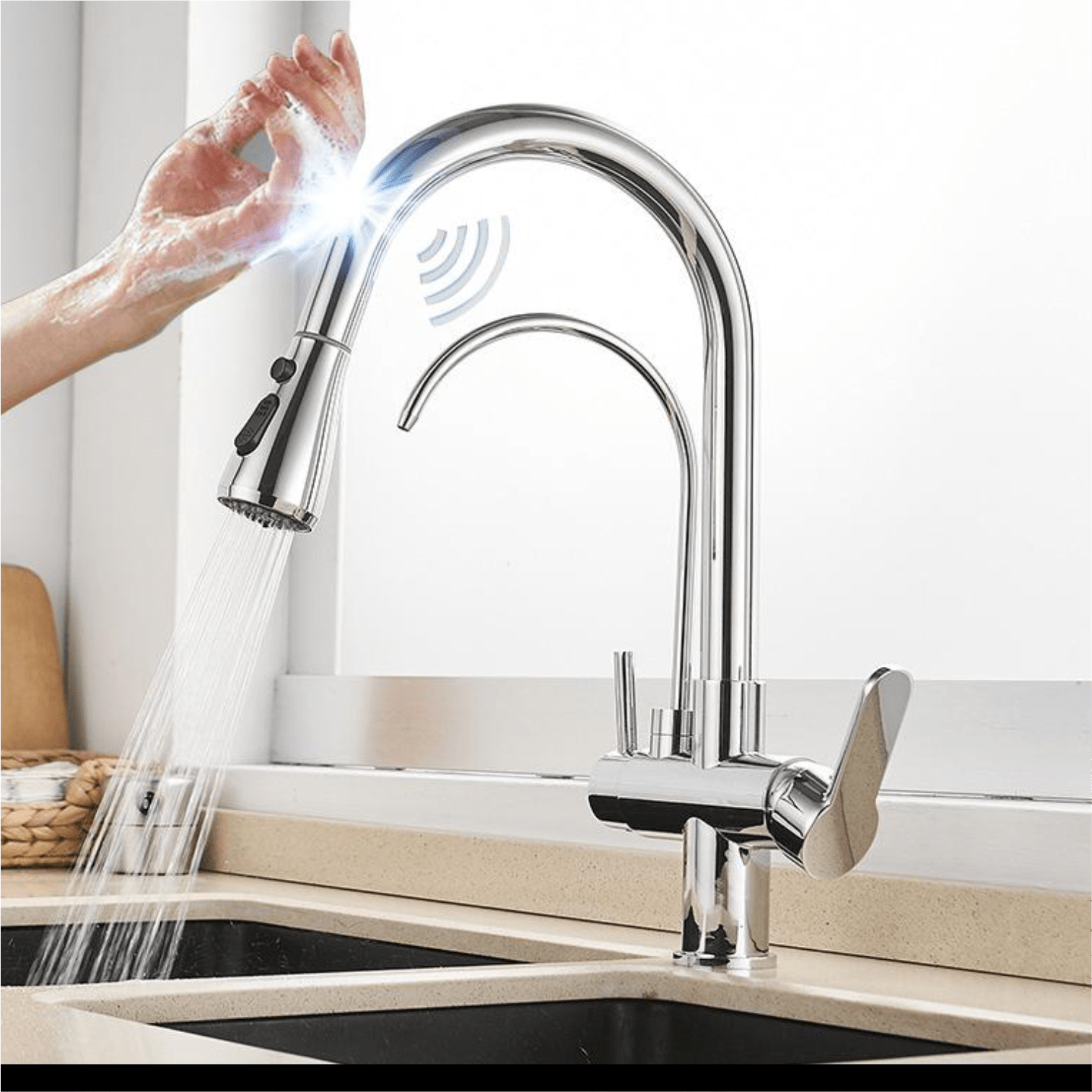 Torneira Cozinha com Filtro e Touch