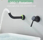 Torneira De Parede Banheiro Monocomando Giratória 360 Broklyn