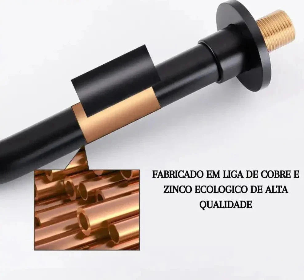 Torneira De Parede Banheiro Monocomando Giratória 360 Broklyn