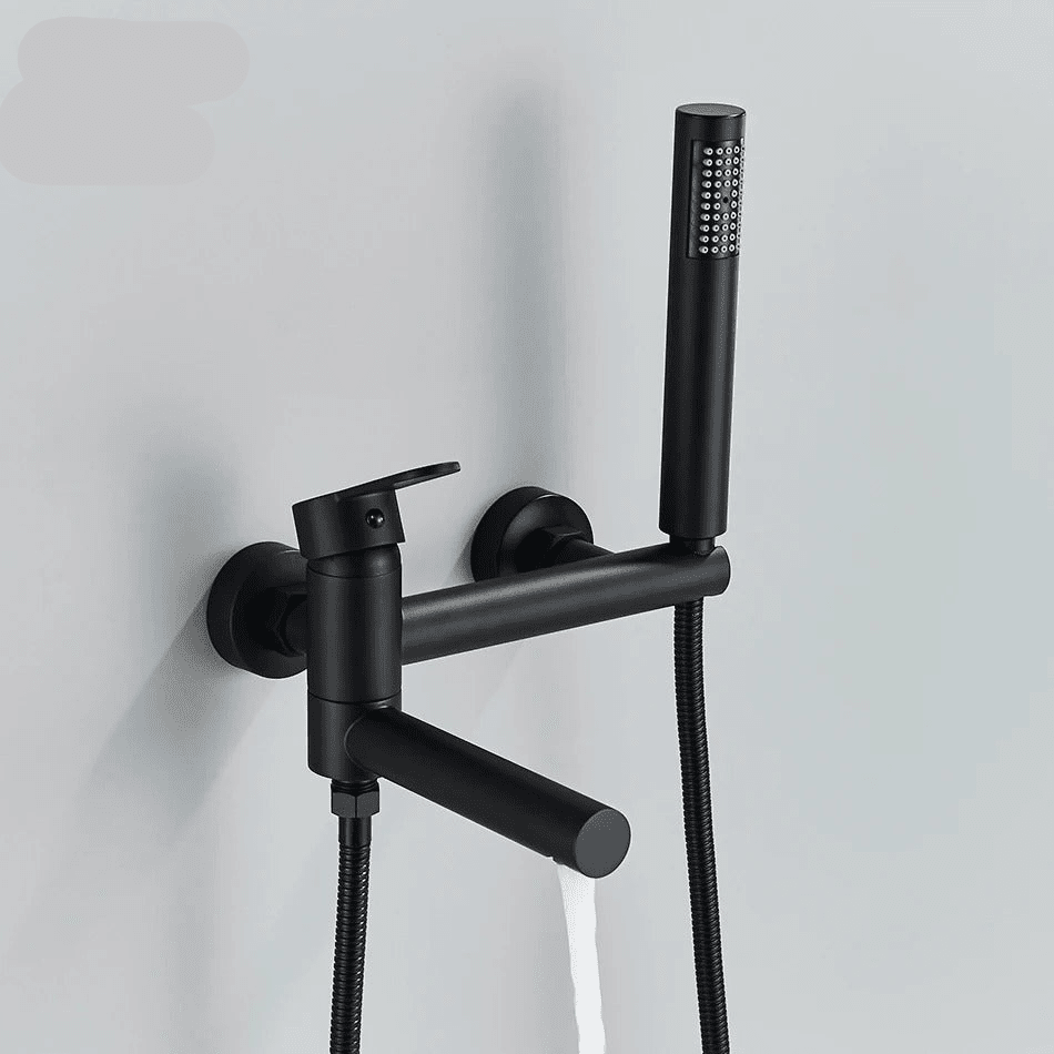 Torneira De Parede Para Banheira Monocomando Com Ducha Manual Troover