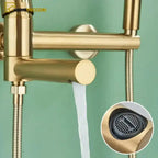 Torneira De Parede Para Banheira Monocomando Com Ducha Manual Troover