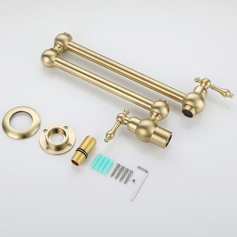 Torneira Gourmet Para Cozinha Articulada de Parede/ Água Fria Velatti