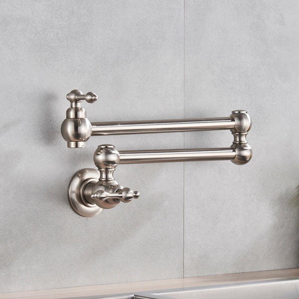 Torneira Gourmet Para Cozinha Articulada de Parede/ Água Fria Velatti