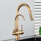 Torneira Gourmet Cozinha Com Filtro Extensiva Spray 3 Saídas Kraus