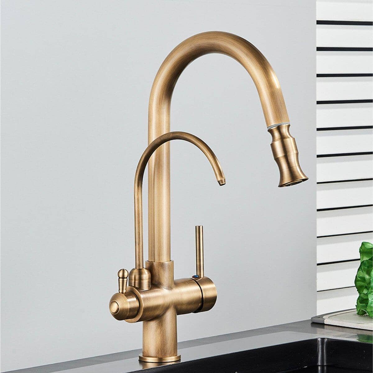 Torneira Gourmet Cozinha Com Filtro Extensiva Spray 3 Saídas Kraus