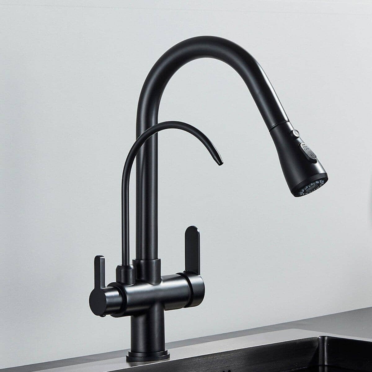 Torneira Gourmet Cozinha Com Filtro Extensiva Spray 3 Saídas Kraus