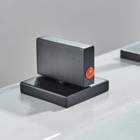 Torneira Moderna Duplo Comando Folt Lavatório 3 peças Misturador