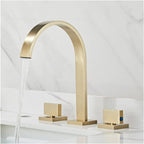 Torneira Moderna Duplo Comando Folt Lavatório 3 peças Misturador