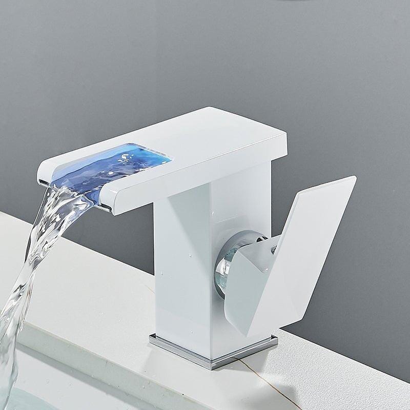 Torneira Para Banheiro Casacata LED Monocomando Trover