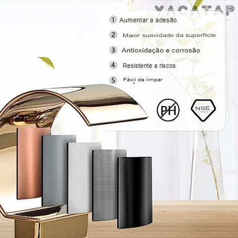 Torneira Para Banheiro Misturador Duplo Comando Cascata New York