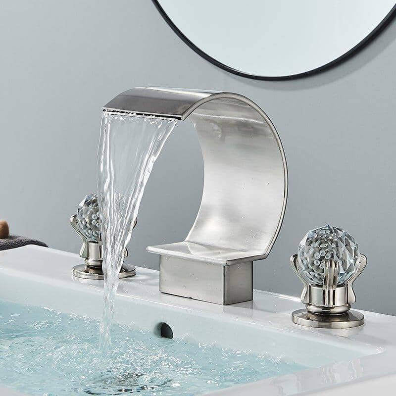 Torneira Para Banheiro Misturador Duplo Comando Cascata New York