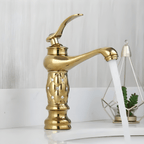 Torneira Para Banheiro Monocomando Com Cristais Siren